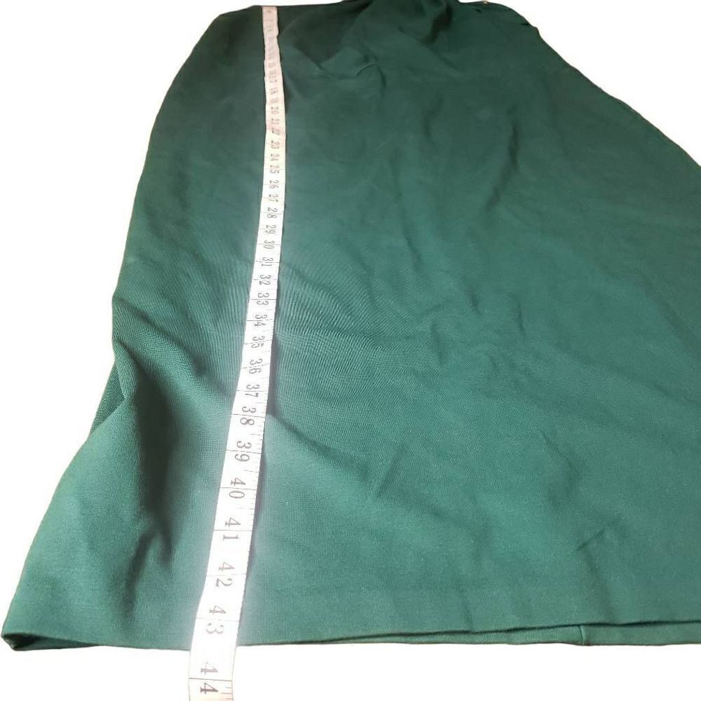Eloquii Twisted Shoulder Sheath Dress in Botanical Green Size 16 - Picture 4 of 11